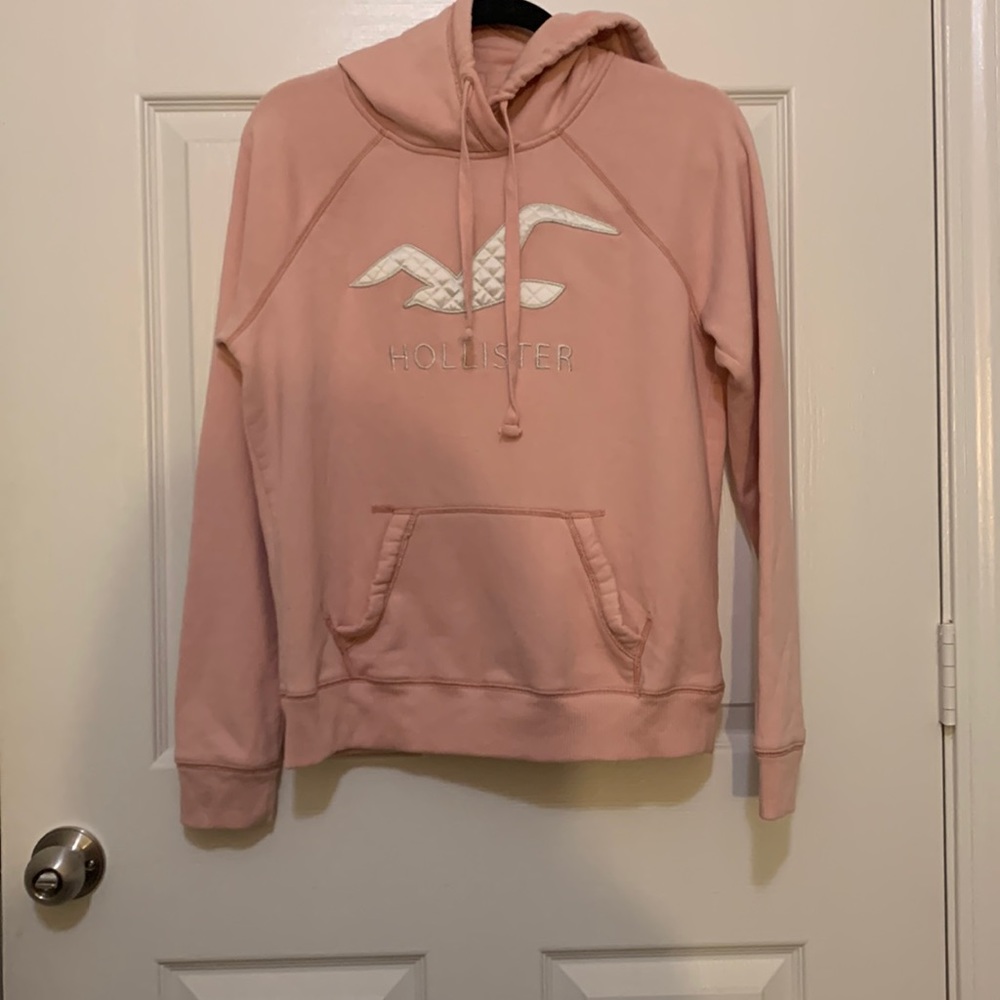Hollister women’s hoodie. Pink color. Size Large